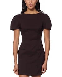 Alex & Sophia Juniors' Boat Neck Short-Sleeve Woven Dress