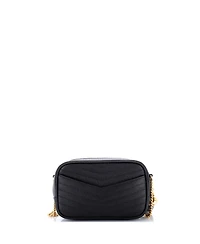 Pre-Owned Saint Laurent Mini Lou Camera Bag Matelasse Chevron Leather