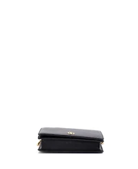 Pre-Owned Gucci Mini Petite Gg Marmont Chain Wallet Leather