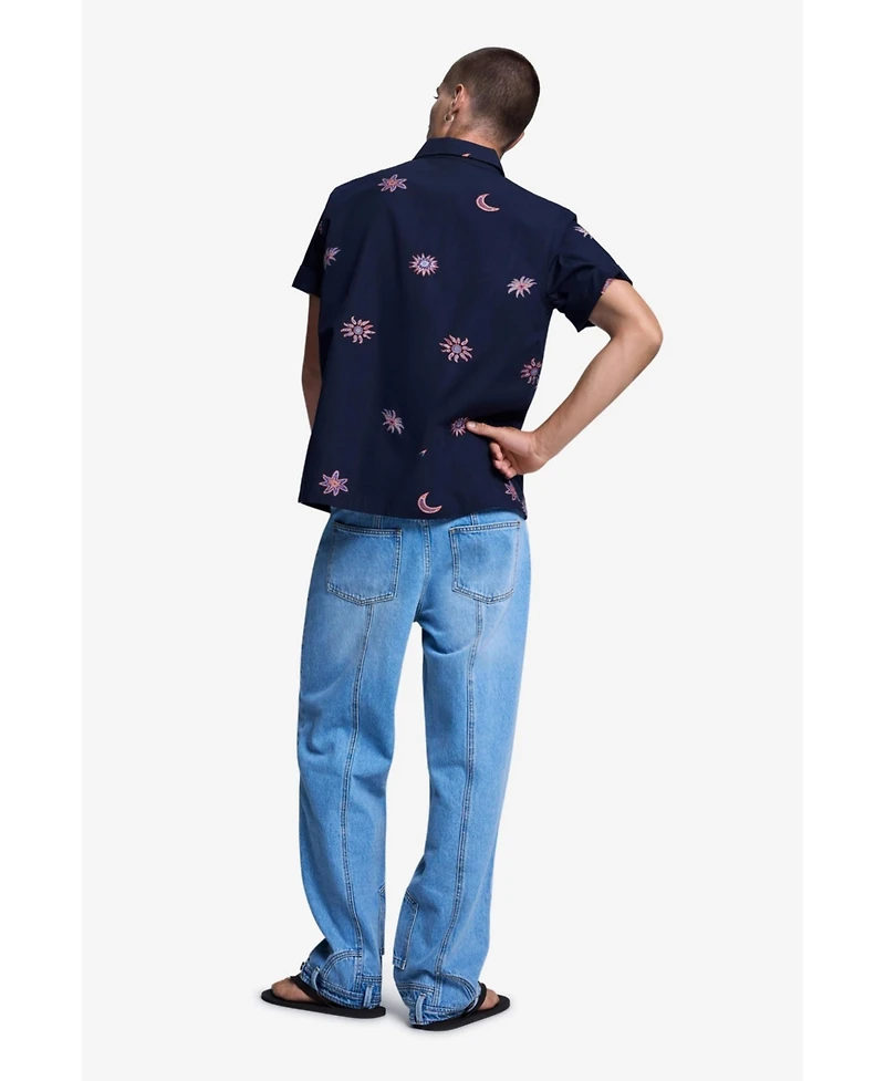 Desigual Men's Printed Jacquard Shirt
