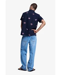 Desigual Men's Printed Jacquard Shirt