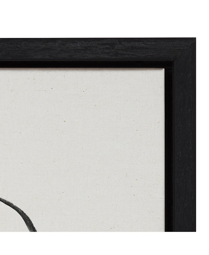 Kate and Laurel Sylvie Going Circles Framed Textured Canvas Set by Teju Reval of SnazzyHues