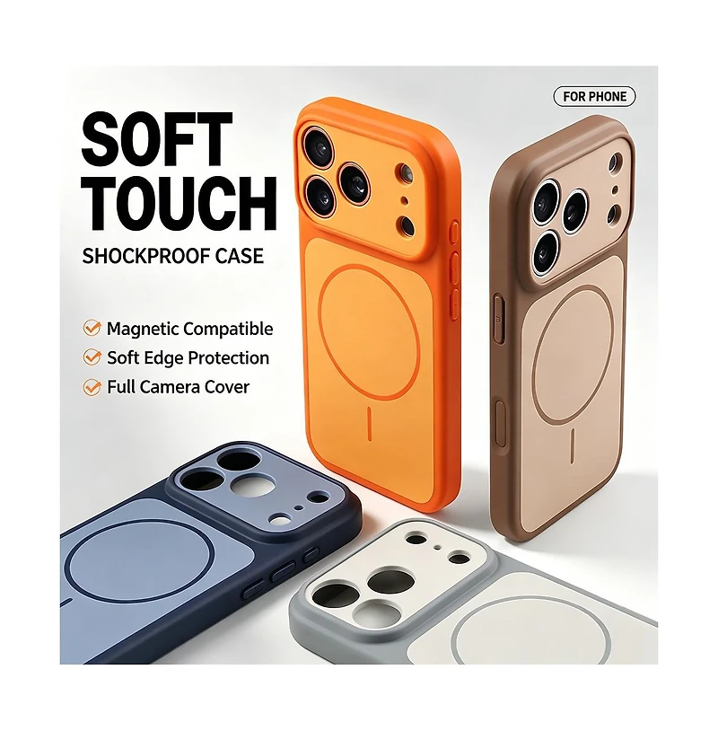 Artudatech Magnetic Case for iPhone 12-17