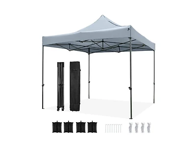 Boyel Living Outdoor Pop up Canopy Tent Easy Setup Gazebo Shelter with Wheeled Bag