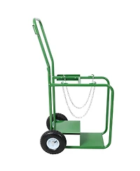 Streamdale Furniture Dual Cylinder Cart, 440lb Capacity Welding Tank Hand Truck with Pneumatic Wheels