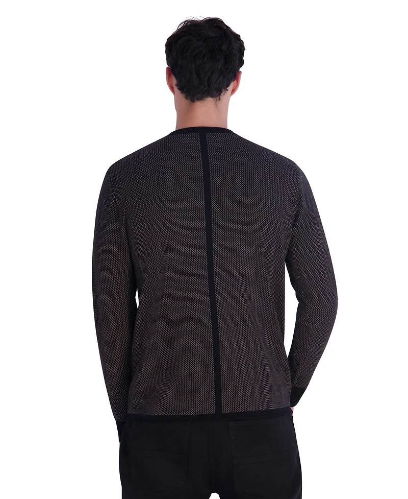 Karl Lagerfeld Paris Women's Modern-Fit Unfinished-Hem Sweater