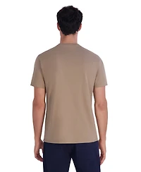 Karl Lagerfeld Paris Men's Pixelated Outlined Crewneck Modern-Fit T-Shirt