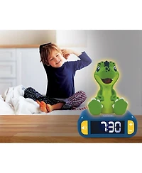 Lexibook , Dinosaur Nightlight Alarm Clock, Clock, Alarm clock for boys and girls, Snooze, RL800DINO