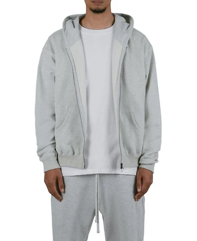 mnml Men's Basic Full-Zip Relaxed-Fit Heavyweight-Cotton Hoodie