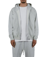 mnml Men's Basic Full-Zip Relaxed-Fit Heavyweight-Cotton Hoodie