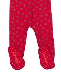 Leveret Toddler Unisex ( 2T To 5T ) Footed Cotton Holiday Pajamas