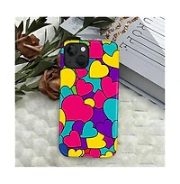 Lisen Bold Heart Pop 2-Layer Durable Phone Case Compatible with Apple iPhone 17 Pro Max