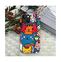 Lisen Happy Cat Friends 2-Layer Phone Case Compatible with Apple iPhone Air