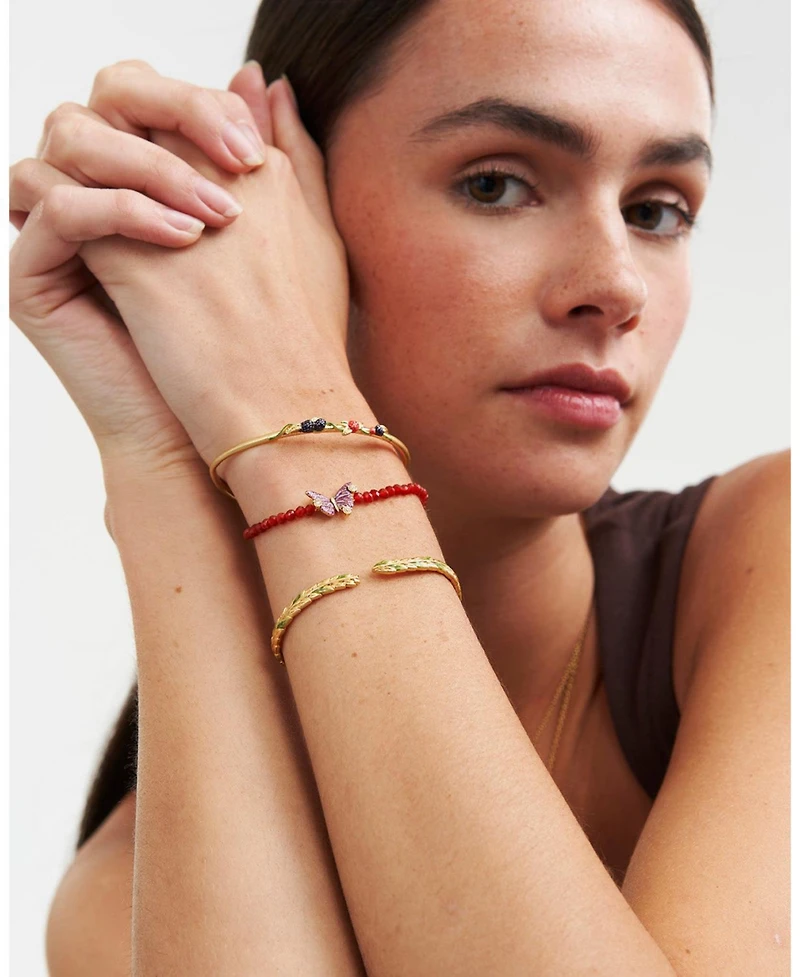 Fable England Hera Butterfly Bracelet in Gold