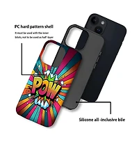 Lisen Phone Case Compatible with Apple iPhone, 2-Layer Durable, Pow Burst