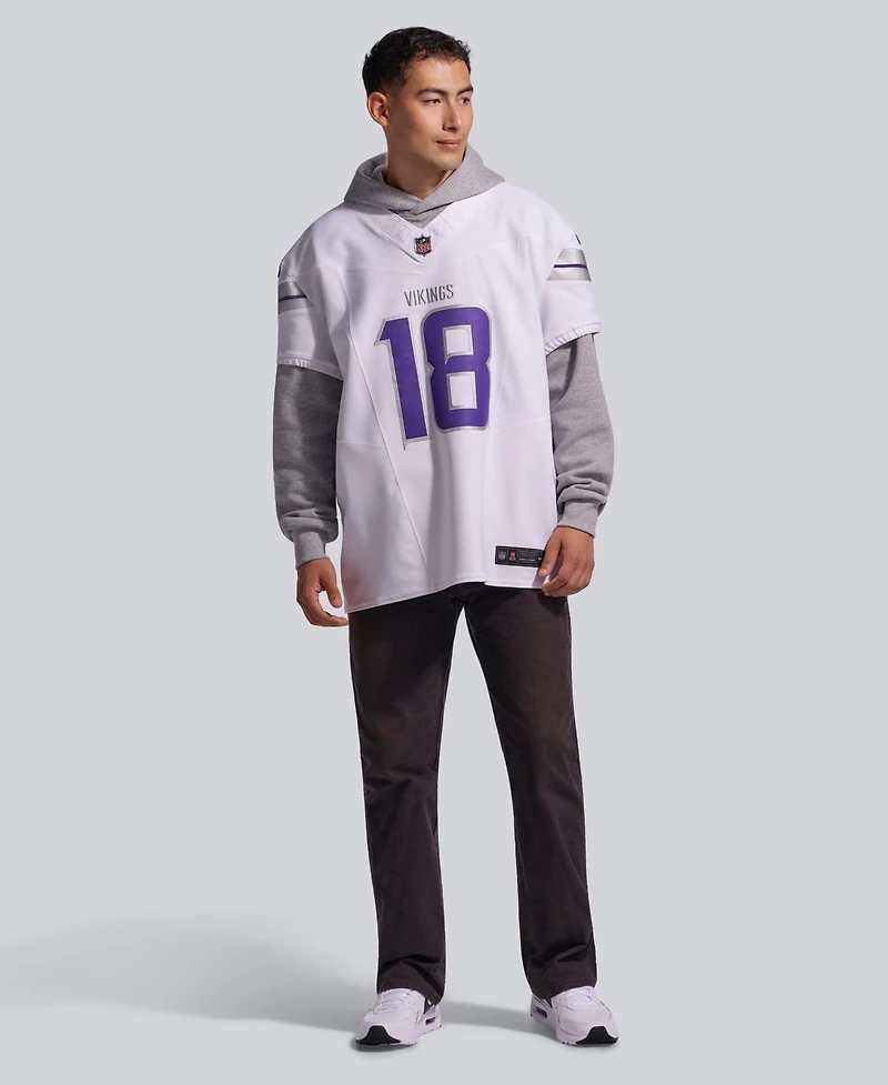 Nike Men's Justin Jefferson White Minnesota Vikings Alternate Vapor F.u.s.e. Elite Player Jersey