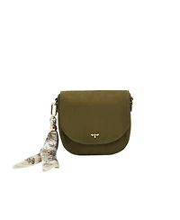 Fable England Beth Faux Suede Saddle Bag