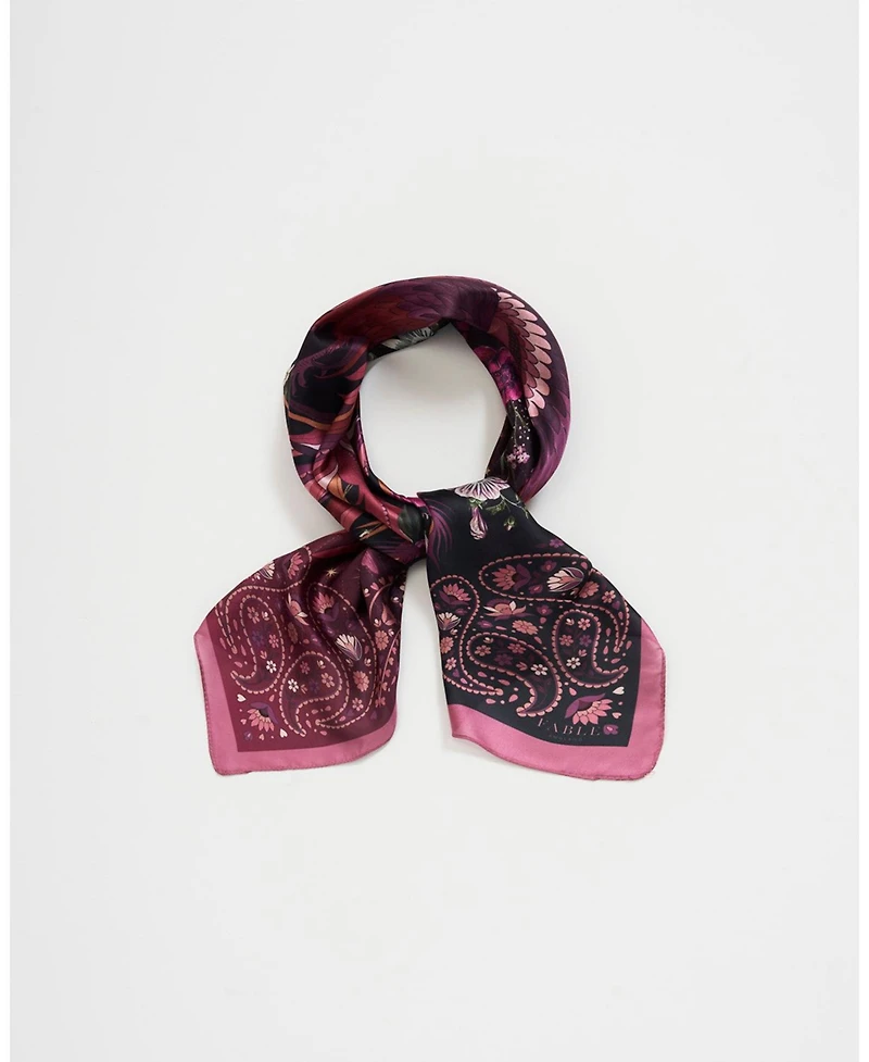 Fable England Women's Eve Narrative Medium Square Scarf