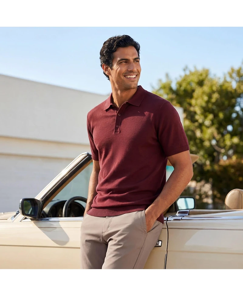 Jack Archer Men's Legacy Resort Sweater Polo