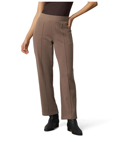 Cable & Gauge Women's Slim Leg Pintuck Pant