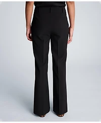 Kenneth Cole Women's Luxe Twill Flare Leg Pant