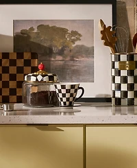 MacKenzie-Childs Courtly Check Coffee Pour Over