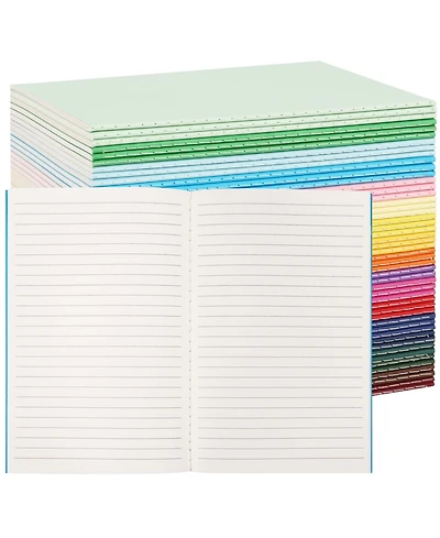 Danrong 48 Pack Pocket Notebooks Bulk Lined Journals Colorful Covers Portable Bulk Notebooks