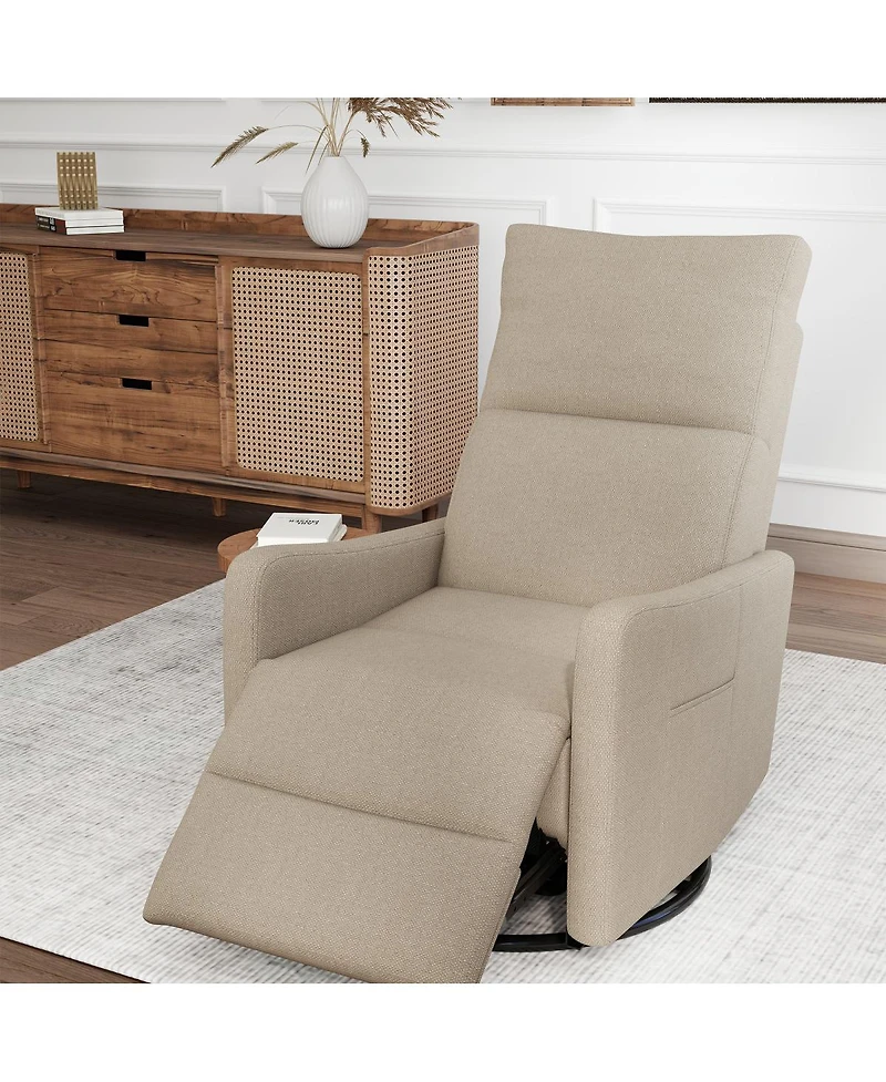 Streamdale Furniture Power Swivel Rocker Recliner Chair for Living Room and Nursery