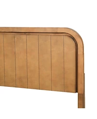 Streamdale Furniture Queen Wood Platform Bed Frame with Headboard