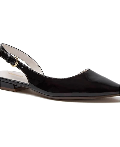 Lands' End Women's Leather Slingback Low Heels