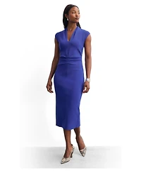 The Fold Women's Sculpted Contour Midi Dress