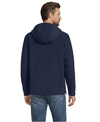 Lands' End Men's Anyweather RainDefense Full Zip Fleece Hoodie