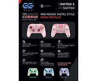 Gg Gear Gripz Wireless Hall-Effect Racing Wheel and Controller Bundle for Nintendo Switch 2