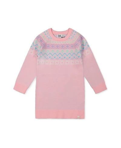 Deux par Deux Toddler Girls' 2T-5T Apres-Ski Fair Isle Knit Dress
