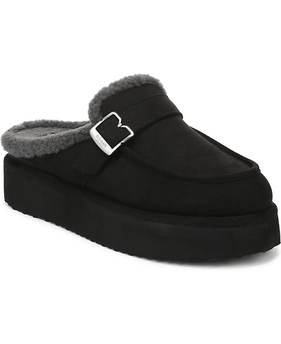 Dr. Scholl's Women's Chill Cozy Platform Faux Shearling-Lined Mule Clogs