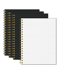 Danrong B5 Spiral Notebook Hardcover 100gsm College Ruled Thick Paper 160 Pages For School Office Note Taking