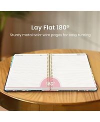 Danrong Twilight Bloom 5 Subject Spiral Notebook College Ruled Hardcover Journal For Work Study Organization