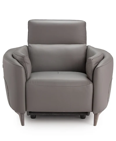 Nicoletti Home Placido Leather Power Motion Recliner, Macy's Exclusive