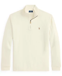 Polo Ralph Lauren Men's Big & Tall Estate-Rib Quarter-Zip Pullover Sweater