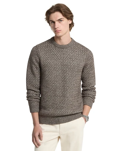 Michael Kors Men's Crosshatch Cotton-Blend Sweater