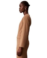 Calvin Klein Women's Tailored Long-Sleeve Blouse