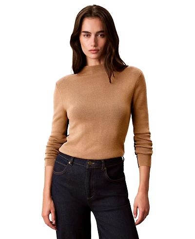 Calvin Klein Women's Half and Mock Neck Sweater