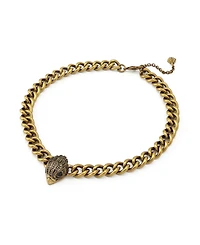 Kurt Geiger London Faux Stone Signature Eagle Collar Necklace