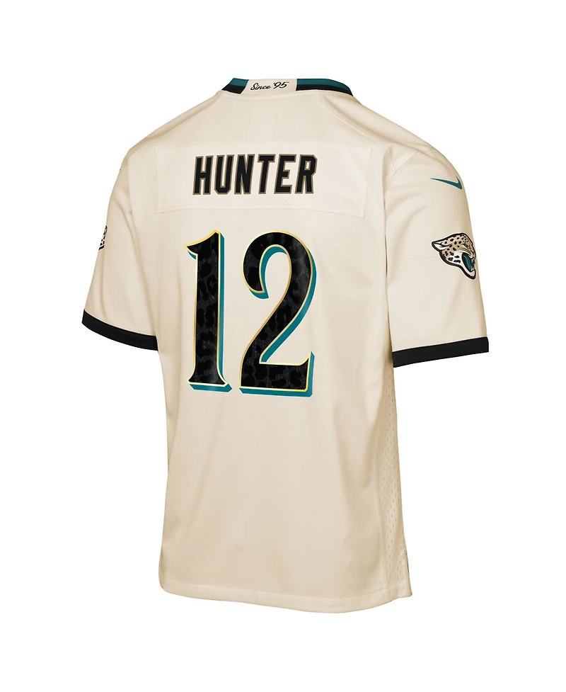 Nike Big Boys and Girls Travis Hunter Natural Jacksonville Jaguars 2026 Rivalries Collection Game Jersey