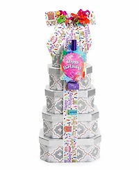 Beyond the Bow Gifts Birthday Celebrations Gift Tower, 8-Pieces