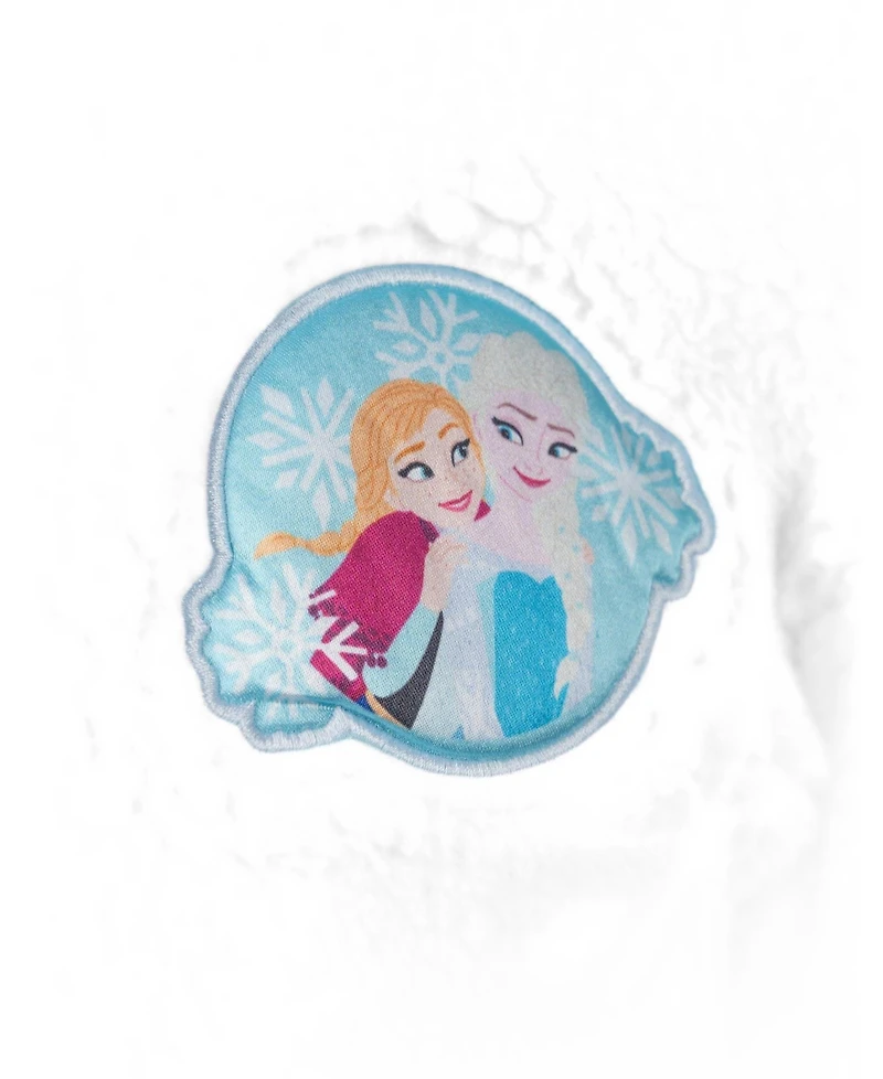 Frozen Girls' 4-16 Full-Zip Fleece Appliqued Jacket