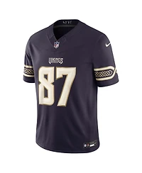 Nike Men's T.j. Hockenson Purple Minnesota Vikings 2026 Rivalries Collection Vapor F.u.s.e Stitched Limited Jersey