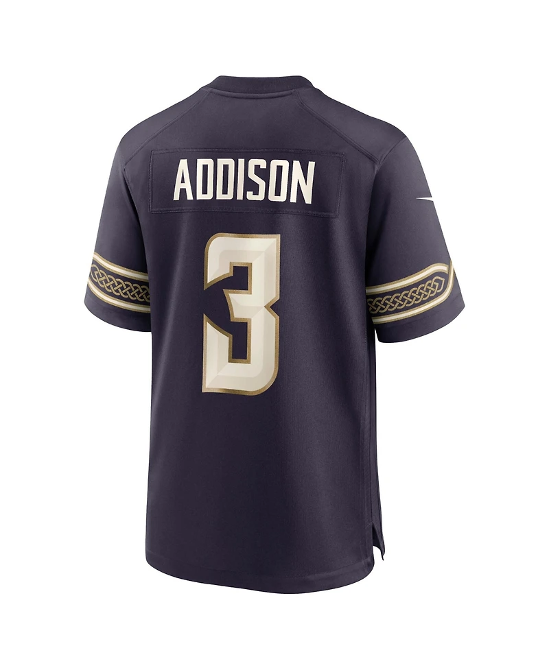 Nike Men's Jordan Addison Purple Minnesota Vikings 2026 Rivalries Collection Game Jersey