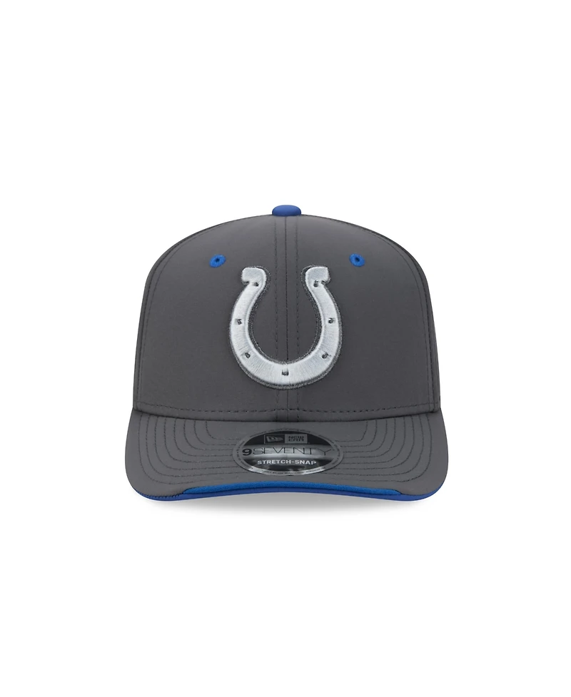 New Era Men's Charcoal Indianapolis Colts 2026 Rivalries Collection Sideline 9SEVENTY Adjustable Hat