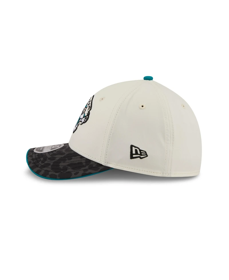 New Era Men's Cream/Black Jacksonville Jaguars 2026 Rivalries Collection 39THIRTY Flex Hat